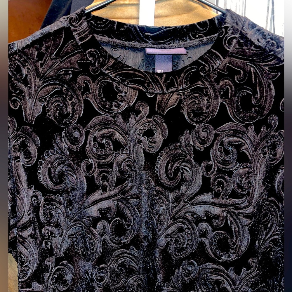 H&M Vintage  Oversized Velvet top